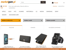 Tablet Screenshot of marketgsm.pl
